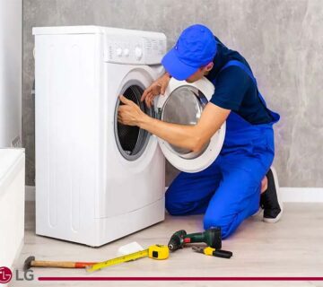 علت نچرخیدن لباسشویی ال جی