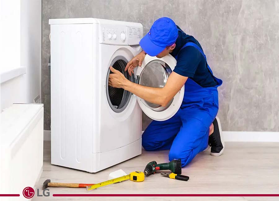 علت نچرخیدن لباسشویی ال جی